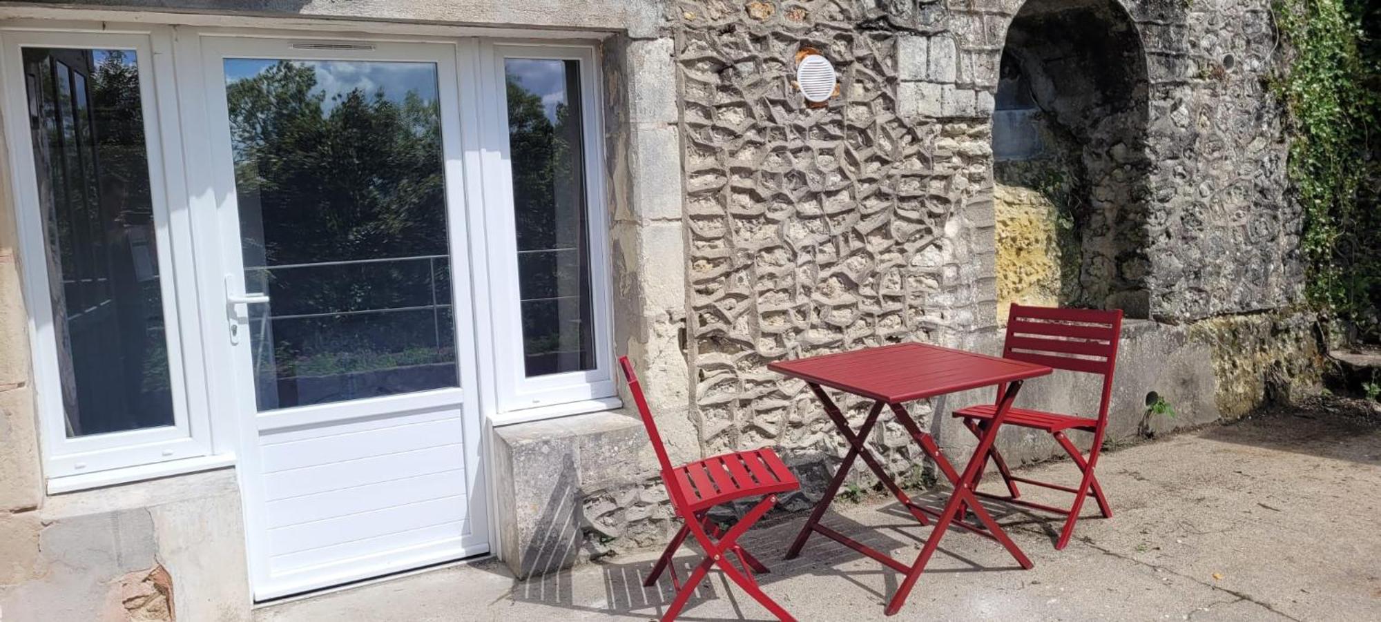 Le Cocon Troglodyte Apartment Saint-Etienne-de-Chigny Bagian luar foto